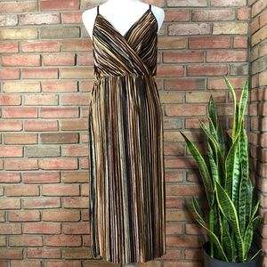 Amanda Uprichard Striped Slip Dress